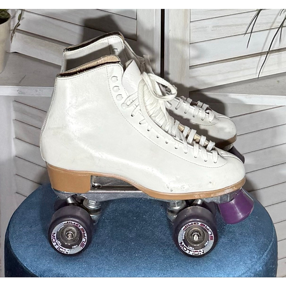 Riedell Shoes - Riedell rare model 121 Performance roller skates competitive figure skating sz 9